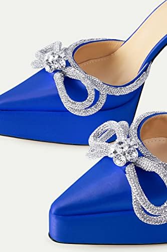 Pointed Rhinestone Platform - Ultimate Glamour for Every Fashionista