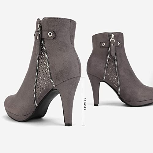 Sleek and Sultry: Women's High Heel Platform Ankle Booties