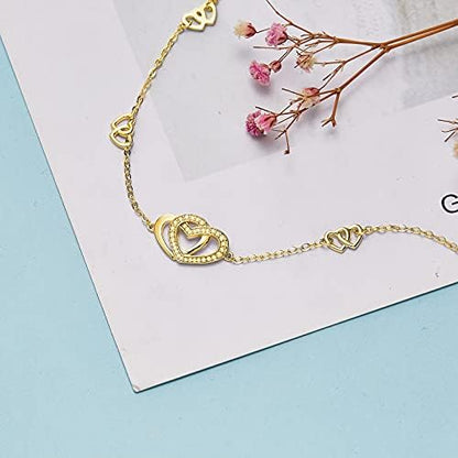 Infinity Heartbeat Adjustable Bracelets - Jewelry Gift | Express Your Love this Valentine's Day!