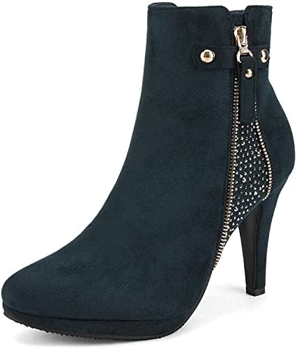 Sleek and Sultry: Women's High Heel Platform Ankle Booties