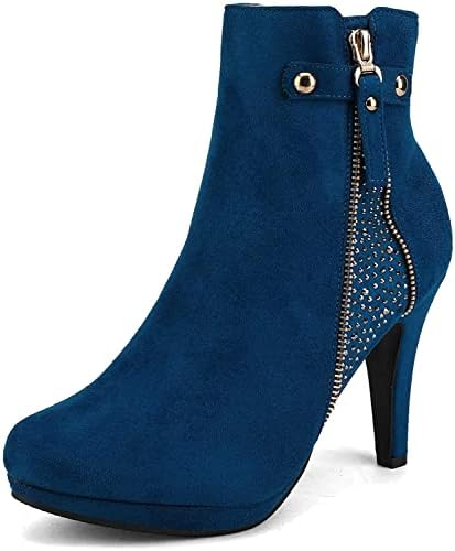 Sleek and Sultry: Women's High Heel Platform Ankle Booties