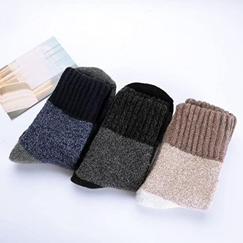 Warm Wool Blend Unisex Winter Socks for Cold Weather Comfort