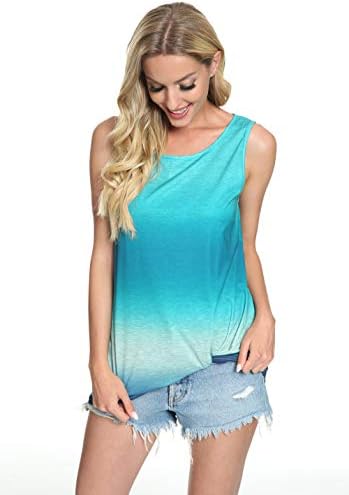 Twist Knot Tank Tops - Casual Sleeveless Flowy Tunics