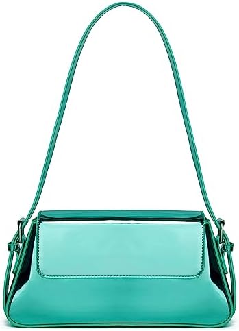 Chic Trendy Glossy Top Handle Shoulder Bag Satchel