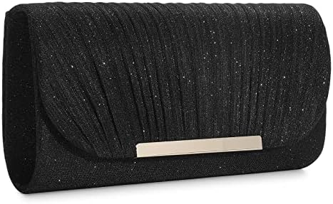 Elegant Sequin and Satin Crossbody Handbag Clutch: Ideal for Weddings, Proms, and Special Events