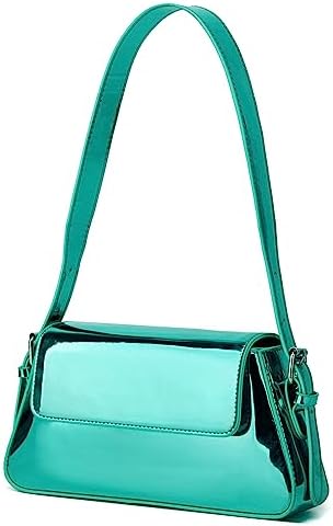 Chic Trendy Glossy Top Handle Shoulder Bag Satchel