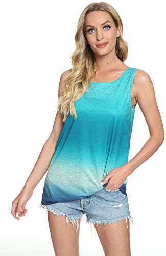 Twist Knot Tank Tops - Casual Sleeveless Flowy Tunics