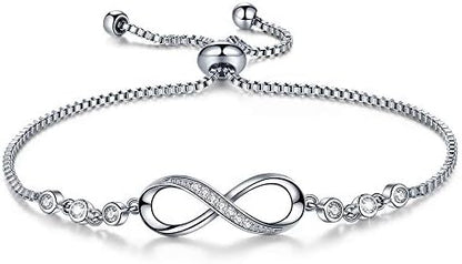 Infinity Heartbeat Adjustable Bracelets - Jewelry Gift | Express Your Love this Valentine's Day!