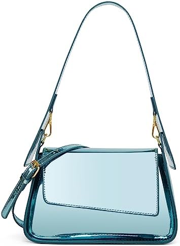 Chic Trendy Glossy Top Handle Shoulder Bag Satchel