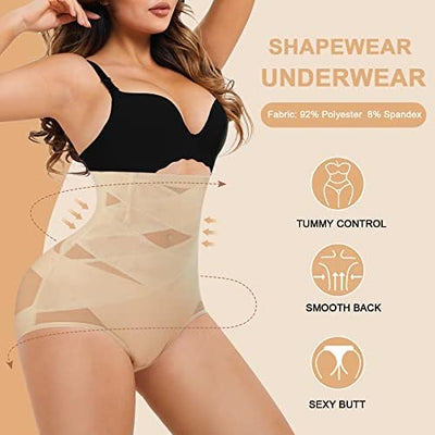 High Waist Tummy Control Shapewear: Seamless Women's Body Shaper and Butt Lifter Shorts Undergarment