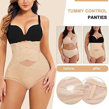 High Waist Tummy Control Shapewear: Seamless Women's Body Shaper and Butt Lifter Shorts Undergarment